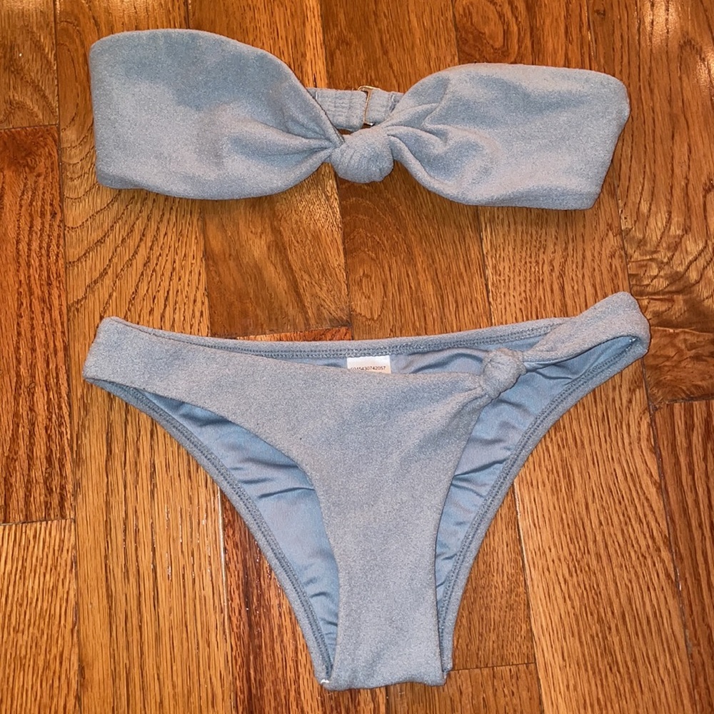 Blue bikini set